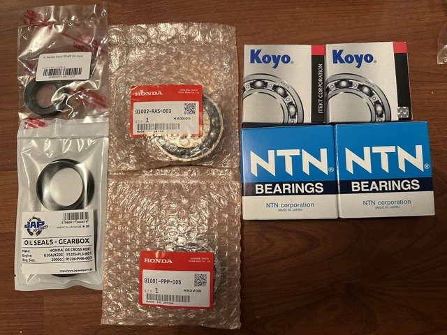 HONDA CIVIC / Integra Type R EP3 / FN2 / DC5 Gearbox Bearing & Seal Kit ...