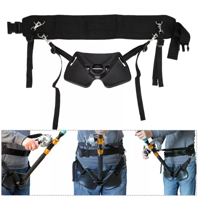 Fishing Rod Fighting Belt Waist Support Holder Offshore Stand Up Fishing Harness