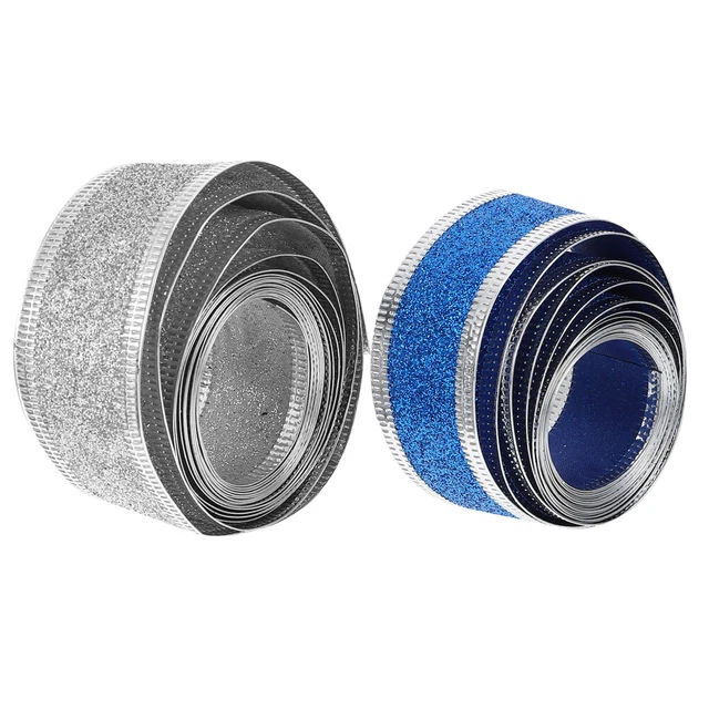 2 rollen von Haar Bogen Crafting Band Urlaub Band Weihnachten Geschenk Wrap Band