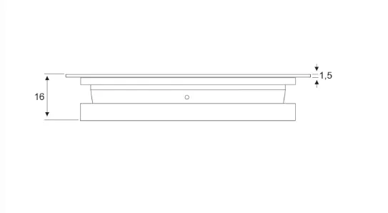 BMB Passe cable Bureau Kabeldurchlass Eco Boite de Câble Carré Table de Bureau 2