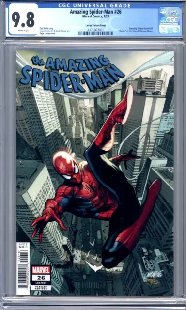 Amazing Spider-Man #26 Larraz Variant  Death of Kamala Khan Ms. Marvel CGC 9.8