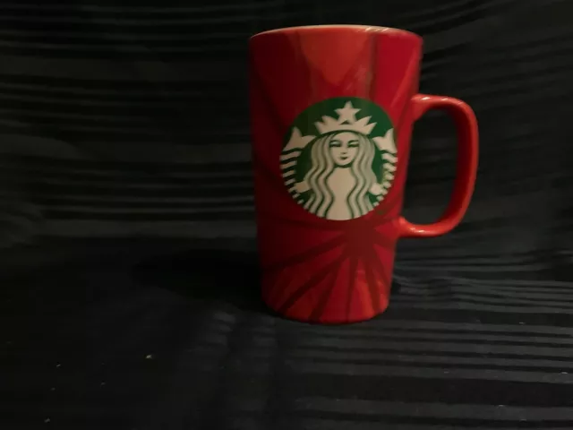 Starbucks Logo Tall Ceramic Coffee/Tea Cup Mug 16oz 2014 Holiday Christmas