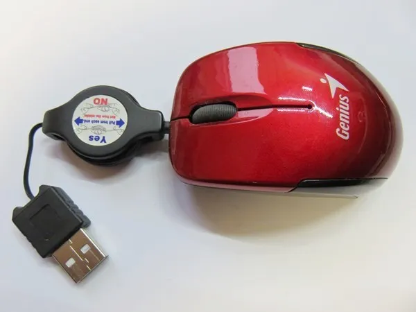 Souris Filaire, Mini Souris Optique USB de Voyage avec Câble