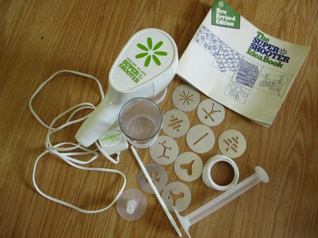 Fabricante de dulces para galletas eléctricas vintage Wear-Ever Super Shooter 70001