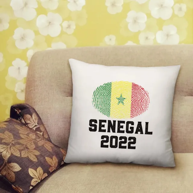 Senegal Football World Cup Supporters Cushion Gift with Insert - 40cm x 40cm