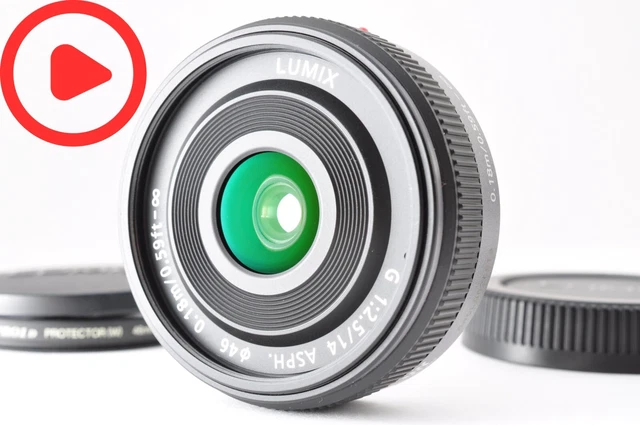 PANASONIC LUMIX G 14mm f/2.5 ASPH Lens H-H014 silver From