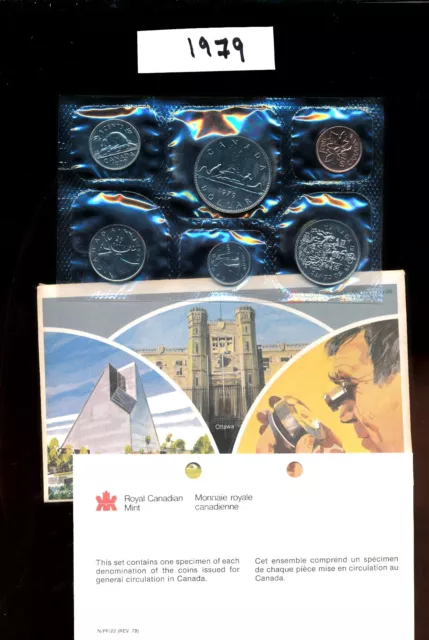 Canada - Prooflike Uncirculated Set - 1979 Mint Sealed