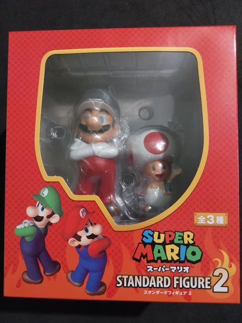 SUPER MARIO ESTÁNDAR Figura 2 Fire Y Toad Kinopio NINTENDO de Acción