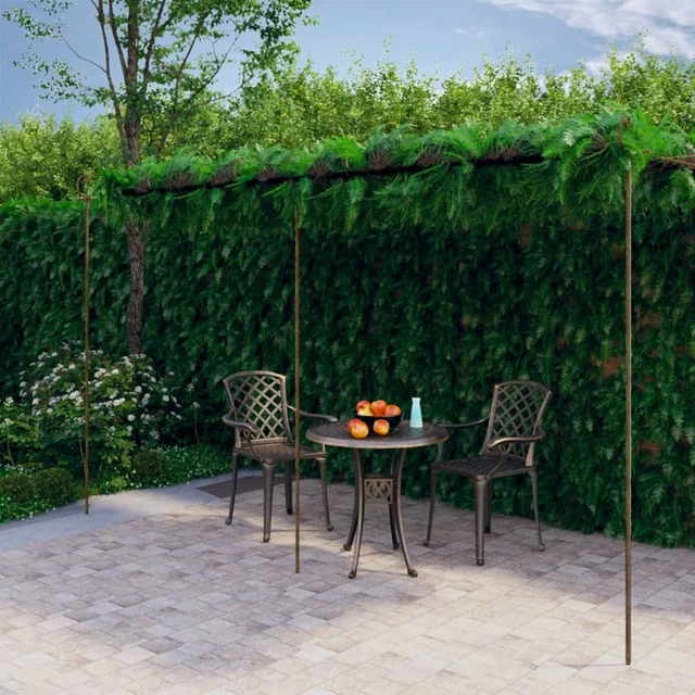 Pabellón Rosas Metal 270cm Altura Ayuda Trepar De Jardín Reja