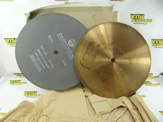 New Silicon Carbide & Diamond Grinding Wheels 14" Dia X 3/4" Id Wale & Norton