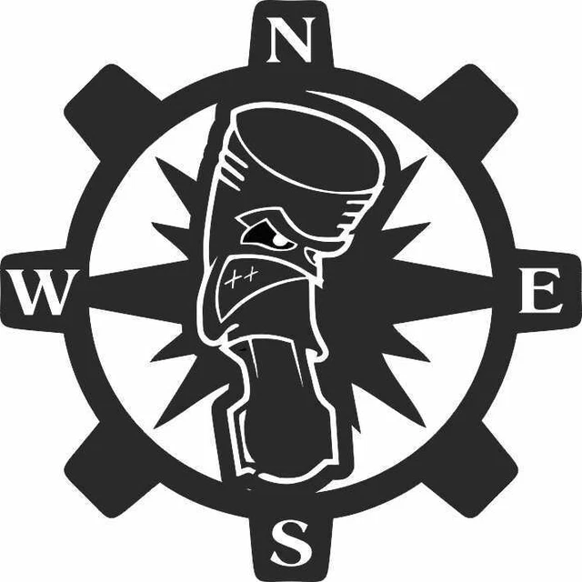 Adesivi Adventure Stickers Per Bauletti Moto Rosa Dei Venti 2 - Foto 8