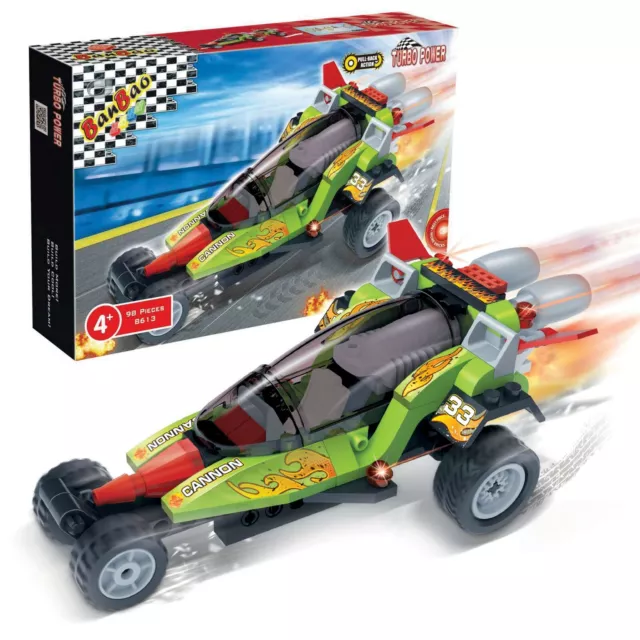 Auto Wagen Car Kinder Geschenk Konstruktion Spielzeug Bausteine Baukästen 8613