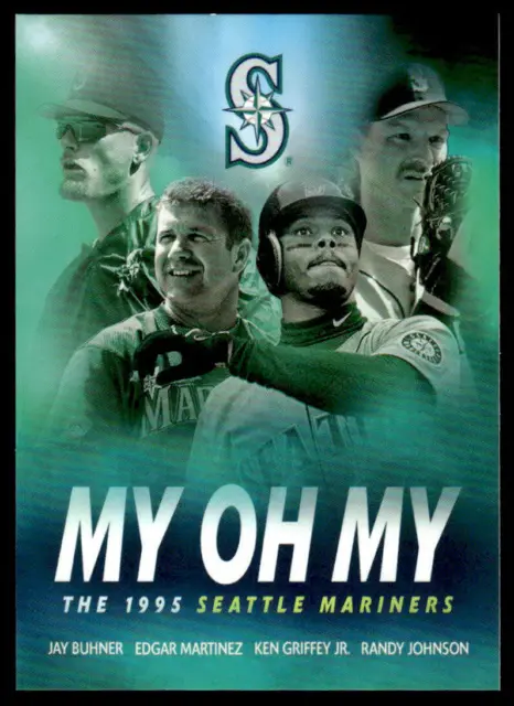 2021 Topps Archives Griffey Johnson Martinez Buhner Movie Poster Card Mariners