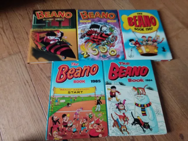 Vintage Beano Book 1980’s Bundle Job Lot x 5 1984-2001