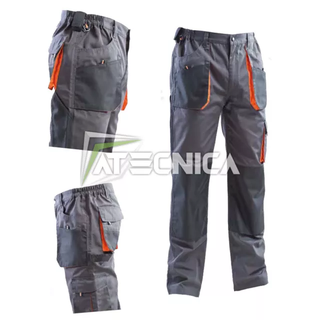 Pantaloni da lavoro lunghi multitasche Liberty 2.0 antistrappo portaginocchiere