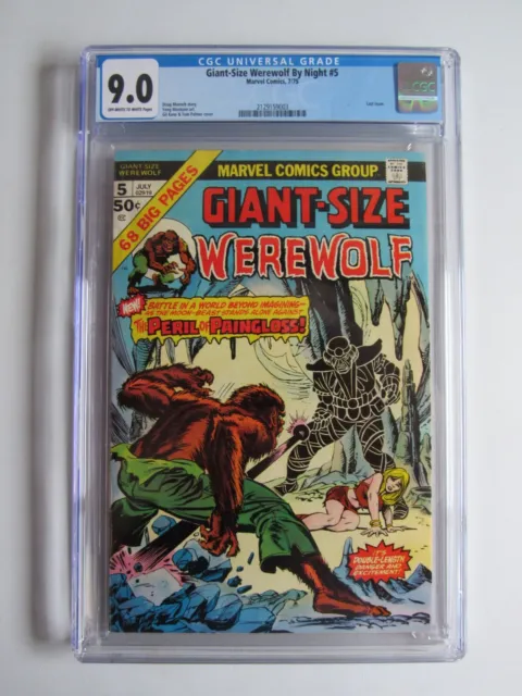 Giant-Size Werewolf By Night 5 CGC 9.0 Last Issue 1975