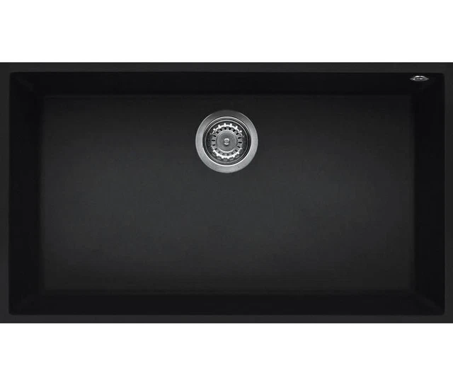 Elleci Quadra 130 K86 Unterbauspüle Rechteckig Keratek plus