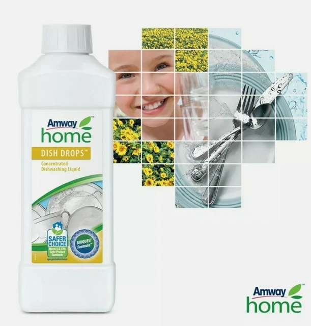 Liquide Vaisselle Concentré DISH DROPS Amway aux AHA Aloe Vera Shiso 1 litre