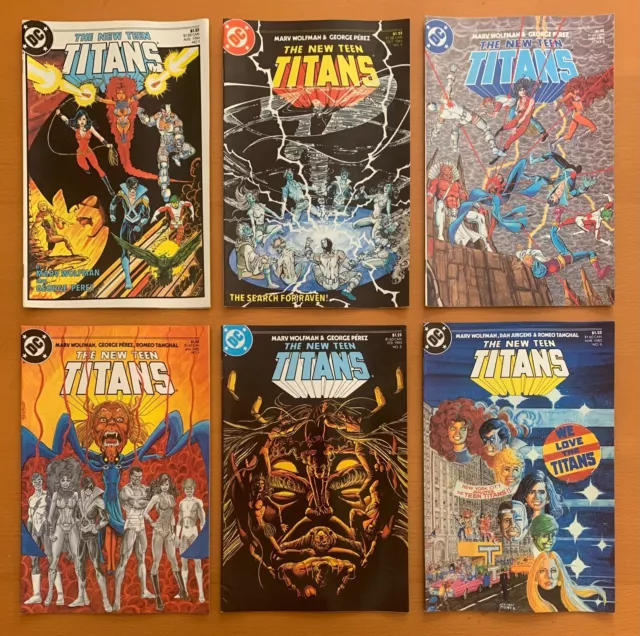 Neu Teen Titans #1 bis 49 ununterbrochener Lauf (DC 1984) 49 x Comics