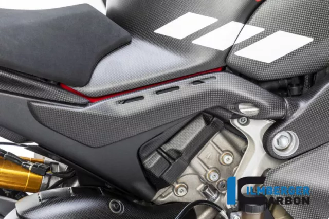 Carbon Cover At Rear Frame Right Matte for Ducati Panigale V4/V4 S/V4 R