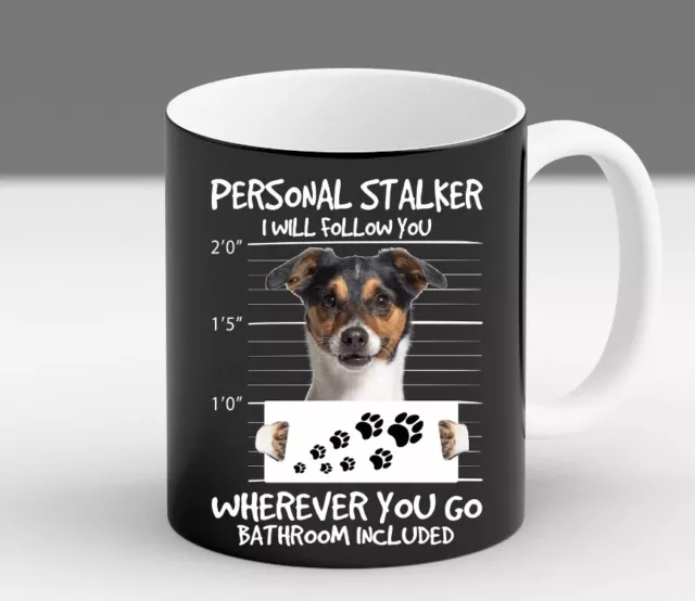 Funny Jack Russell Terrier Owner Fur Mom Dad Gift Coffee Mug