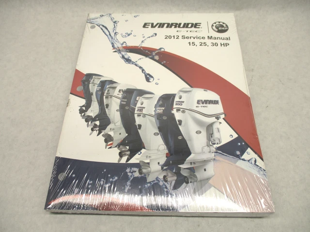 5008732 BRP Evinrude Outboard Service Repair Manual E-TEC 15-30 HP 2012 IN