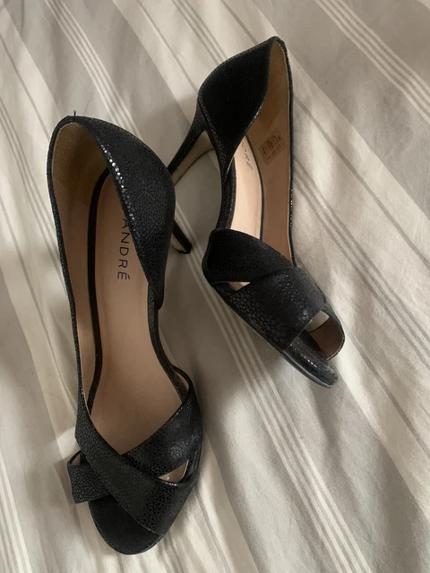Escarpins Studio Andre - Cuir Rouge Suédé, Talons Aiguilles 11 Cm - Taille 38 - Occasion Bon état