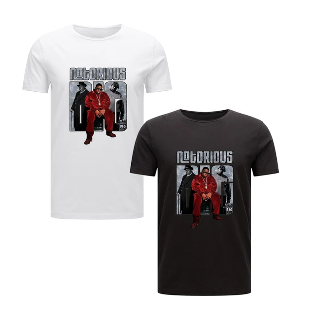 The Notorious T-shirt stampata grande uomo rapper fan Notorious Project Biggie