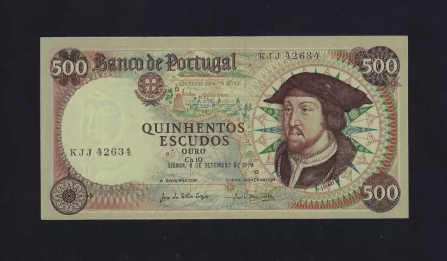 PORTUGAL  500 Escudos 1979  P-170 UNC