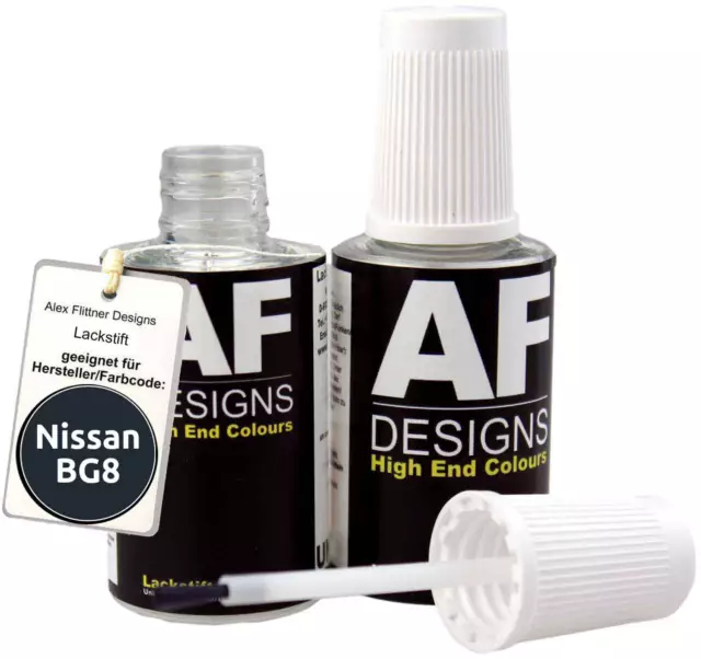 Lackstift für Nissan BG8 Bluish Black schnelltrocknend 20x20ml Autolack