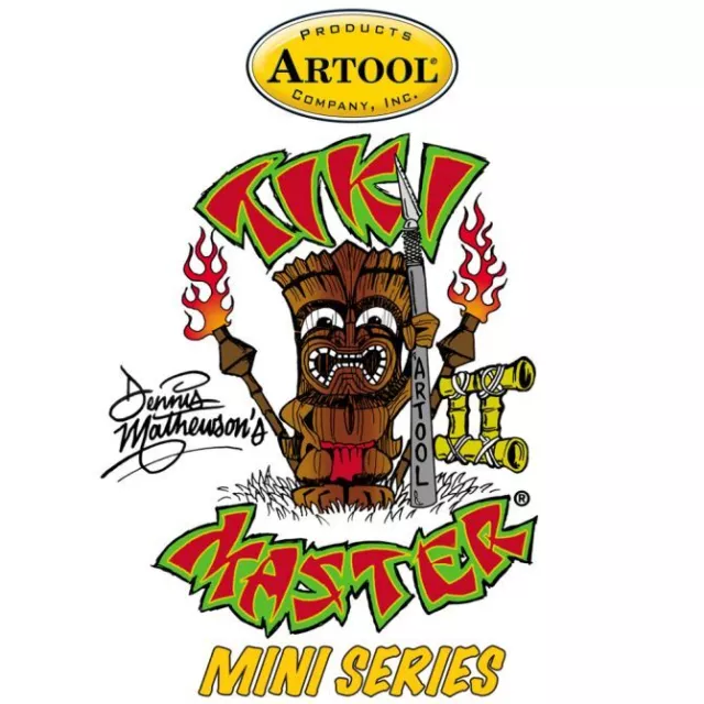 Artool Freehand Airbrush Stencil Tiki Master II Mathewson Mini Series Set of 6