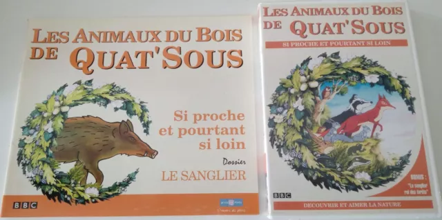 Les Animaux Du Bois De Quat'sous / Si Proche Et Pourtant Si Loin / Livre + Dvd