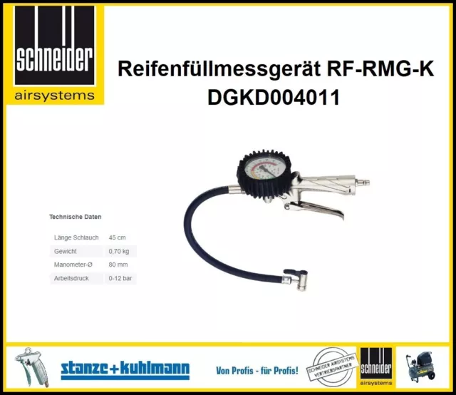 Schneider-Reifenfüllmessgerät RF-RM DGKD040011
