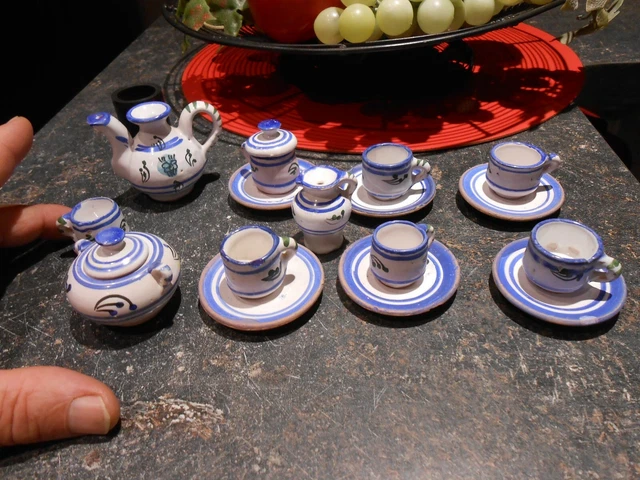 Ancien Service à Thé De Poupée - Porcelaine - Dinette Vintage Années 1950