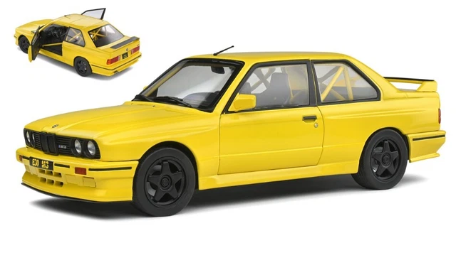 Solido BMW E30 M3 "STREET FIGHTER" 1990 DAKAR YELLOW 1:18
