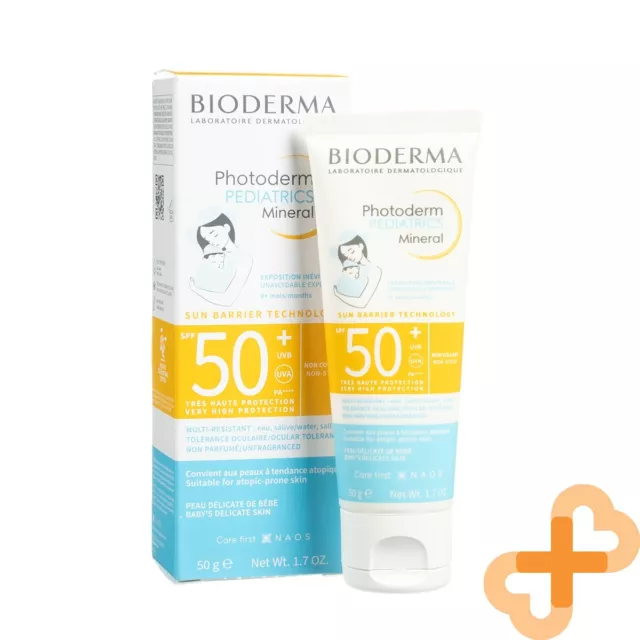 BIODERMA Photoderm Pediatrics Minéraux Crème Solaire pour Enfants SPF 50+ 50g