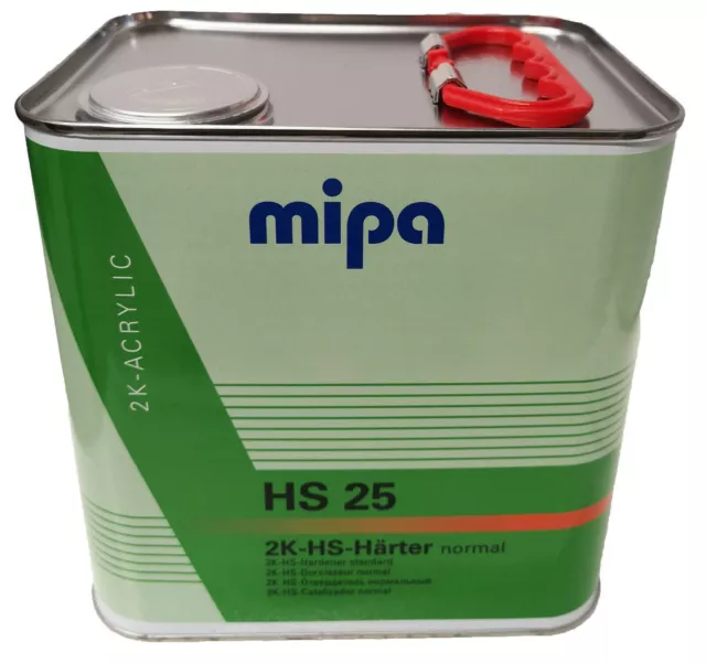 Mipa 2K HS25 Durcisseur 2,5 Litre pour 2K Hs Vernis Peinture Auto Clearcoat