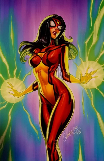 Spider-Woman (#1) Jscottcampbell X-Clusive Virgin Variant B Ltd 3000 Copies Nm