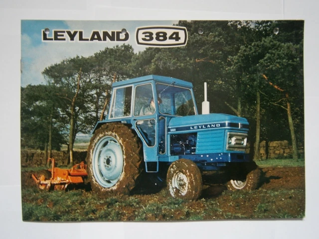LEYLAND 384 TRACTOR brochure leaflet Nuffield 1970 £29.99 - PicClick UK