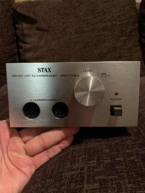 Stax Srm-1 Mk2 Nb Electrostatic Driver Unit Energiser Headphone Amp Amplifier Stax Srm-1 Mk2 Nb Electrostatic Driver Unit Energiser Headphone Amp Amplifier