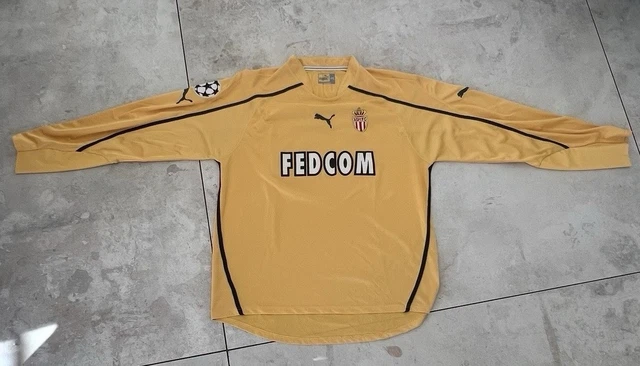Maillot AS Monaco porté Fabinho UCL 17/18 Player Issue Match worn Liverpool | UK