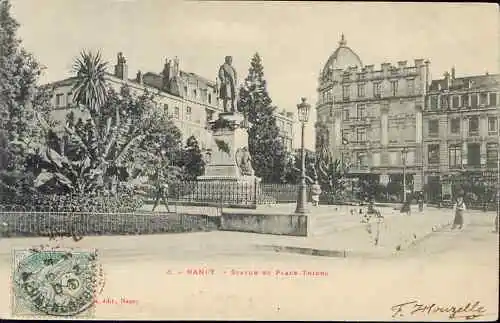 54 - cpa - NANCY - Place Thiers