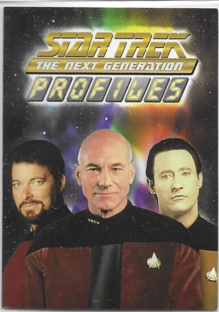 Star Trek: The Next Generation Profiles TNG Promo Card SkyBox 2000