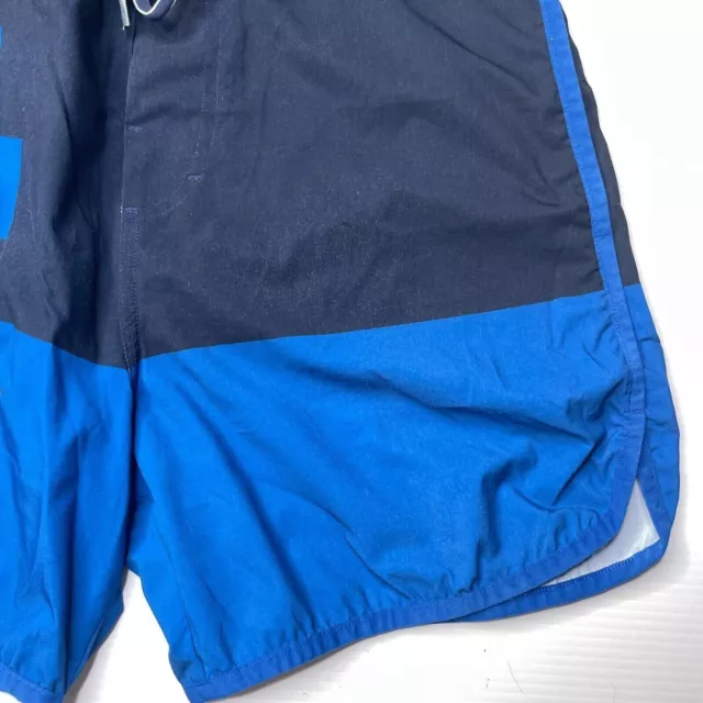 Helly Hansen Striped Board Shorts Mens Size 30 Waist Blue Casual Beach Surf Fit 2