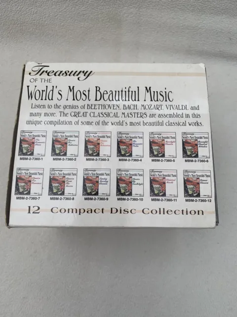 Treasury OF THE World's Mast Beautiful Music Composer classical music box 12￼ CD 2