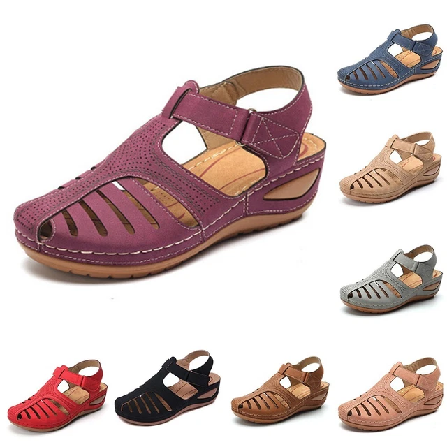 Donna Sandali Pantofole Anti-scivolo Traspirante Comodo Scarpe Basse Taglia