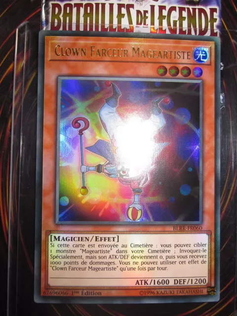 Yu-Gi-Oh! Ultra Rare Clown Farceur Mageartiste Blrr-Fr060 Neuf Edition1 Francais