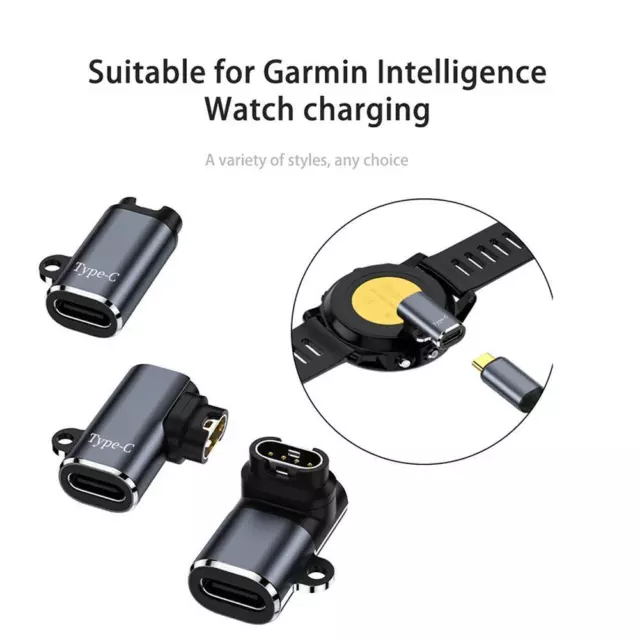 USB Type-C Charger Adapter For Garmin Fenix 7 7X 5S Watch 6X 6 6S PRO B FAST