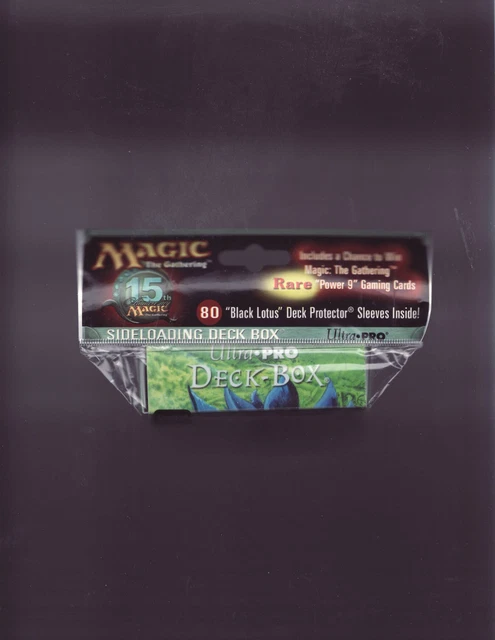 Magic Sleeves 60 Black Lotus Matte Sleeves For MTG Cards - Glossy Finish,  Anime Theme, Protects Your Deck Tcg Sleeves