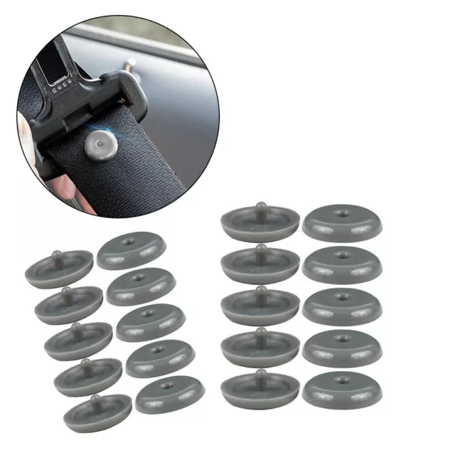 10*Universal Seat Belt Buckle Stopper Buttons Holders Studs Retainer Rest Clip